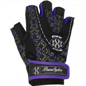 перчатки PS-2910 Black/Purple (черно-фиолетовые)