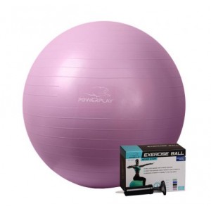 Мяч для фитнеса 4001 75 см - Фиолетовый + насос