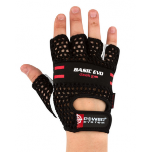 Перчатки для фитнеса и тяжелой атлетики EVO PS-2100 XL Black/Red