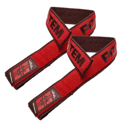 Кістові ремені PS-3401 Lifting Straps Duplex Black/Red