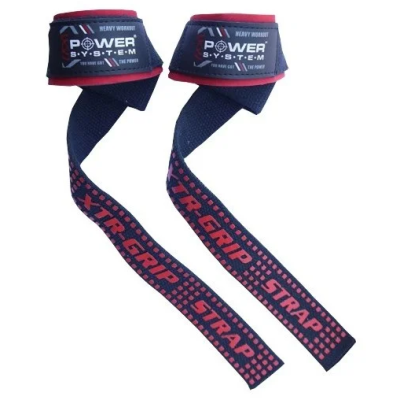 лямки для тяги Power System PS-3430 Black/Red