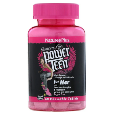 Вітаміни для дівчаток Power Teen For Her - 60 таб (Sugar Free)
