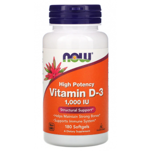 Vitamin D3 1000 ME - 180 софт гель