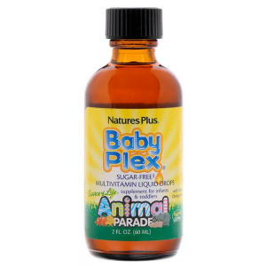 Витамины для новорожденных Baby Plex - 60 мл - апельсин (Sugar Free) Фото №1