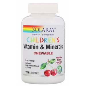 Children's Chewable Vitamins and Minerals - 120 цукерок Фото №1