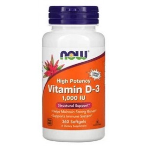 Vitamin D3 1000 ME - 360 софт гель