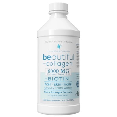 Collagen Hydrolyzed + Hyaluronic Acid Plus Biotin 6000 mg - 473 мл