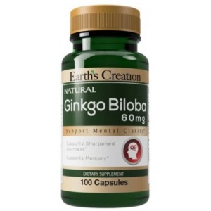 Ginkgo Biloba 60 mg - 100 капс Фото №1
