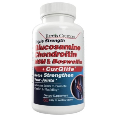 Glucosamine, Chondroitin, MSM plus Boswellia - 60 таб