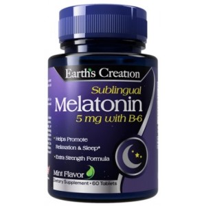 Melatonin 5 mg with B-6 (Sublingual) - 60 таб Фото №1