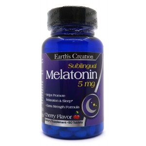 Melatonin 5 mg (Sublingual) - 60 таб - Cherry Фото №1