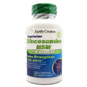 Vegetarian Glucosamine, MSM - 60 капс Фото №1