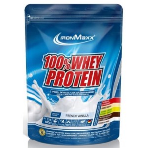 IronMaxx, 100% Whey Protein - 500 г (пакет) - Мороженое Латте Маккиато