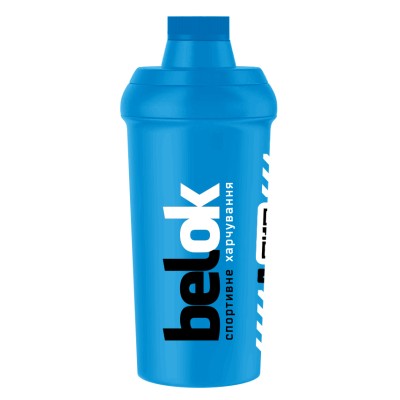 Shaker bottle 700 ml BELOK.UA + QR - Neone Blue