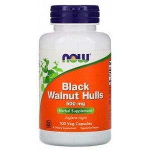 Black Walnut Hulls 500 mg - 100 веган капс Фото №1