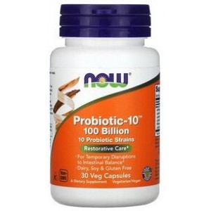 Probiotic-10 100 Billion - 30 веган капс Фото №1