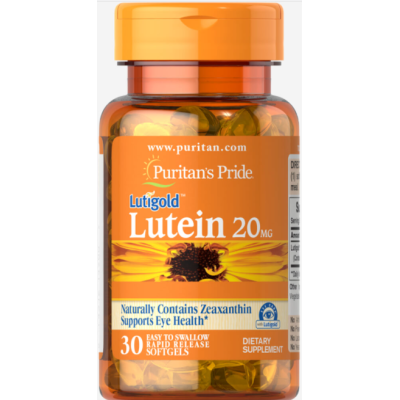 Lutein 20 mg with Zeaxanthin                                       - 30 софтгель 