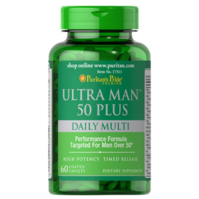 Ultra Man 50 Plus Multi-Vitamin - 60 таб