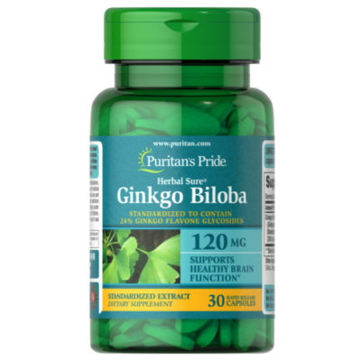 Puritan Ginkgo Biloba 120 мг - 30 капс
