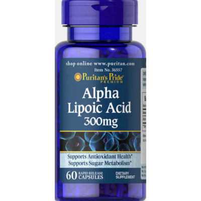 Puritan Alpha Lipoic Acid 300 - 60 софт гель