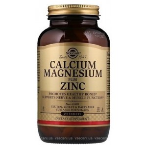 Calcium Magnesium Zinc - 250 таб Фото №1