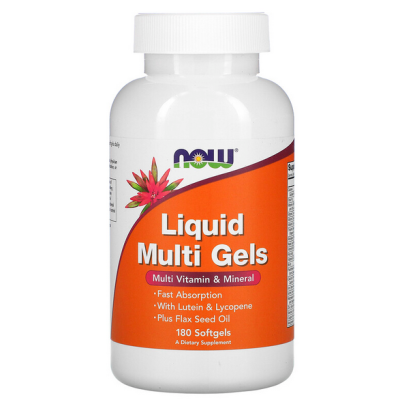 Liquid mult gels - 180 софт капс