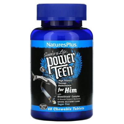 Вітаміни для хлопчиків Power Teen For Him - 60 таб - (Sugar Free)
