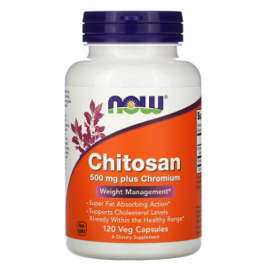 Chitosan plus Chromium 500 мг - 120 веган капс Фото №1