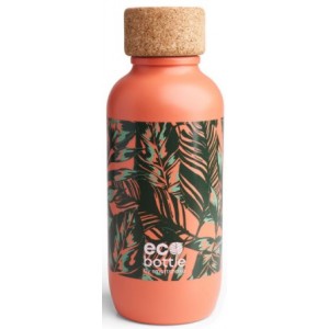 ECO Bottle - 650 мл - coral leaves Фото №1