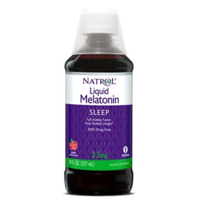 Melatonin Liquid Sleep Support, 2.5 mg жидкий  237 мл
