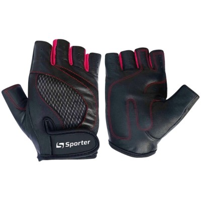 Перчатки Women (MFG-204.4 A) - Black/Pink - Black/Pink