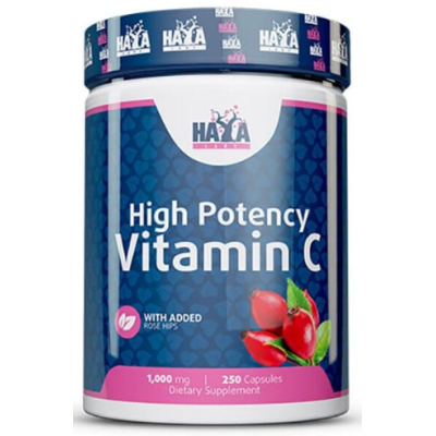 High Potency Vitamin C 1000mg with rose hips - 250 капс