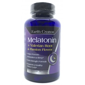 Melatonin + Valerian Root & Passion Flower - 100 капс Фото №1