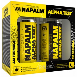 Napalm Alpha Test (AM PM Formula) - 240 (2x120 таб) Фото №1