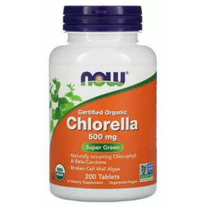Chlorella 500 mg – 200 таб Фото №1