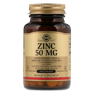 Zinc 50 mg - 100 капс Фото №1