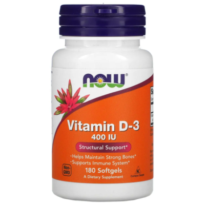 Vitamin D3 400 ME - 180 софт гель