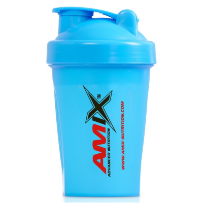 Шейкер Amix Mini - 400 мл - неоновый синий