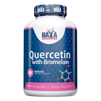 Quercetin with Bromelain - 120 веган капс
