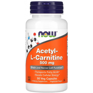 Acetyl L-Carnitine 500 мг - 50 веган капс Фото №1