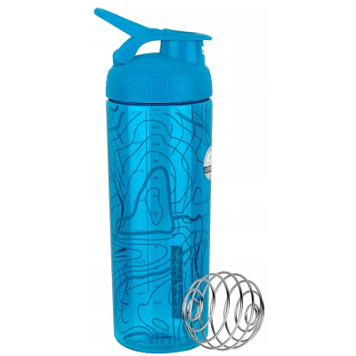 Шейкер SportMixer Sing Sleek - 820 мл - aqua topt flow