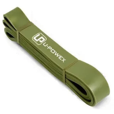 Еспандер-петля (гумка для фітнесу і кроссфіту) UP_1061 Power band Level 4 (16-39 кг) - оливковий