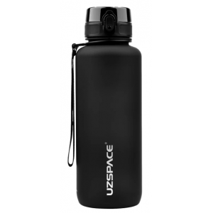 Пляшка для води UZspace 3056 1500 мл (чорна) Фото №1