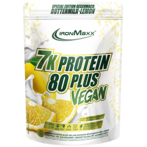 Vegan Protein 7k - 80 Plus-  500 г (пакет) - Пахта-лимон Фото №1