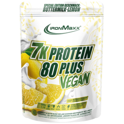 Vegan Protein 7k - 80 Plus- 500 г (пакет) - Пахта-лимон