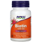 NOW Foods BIOTIN 1000 мкг 100 веган капс