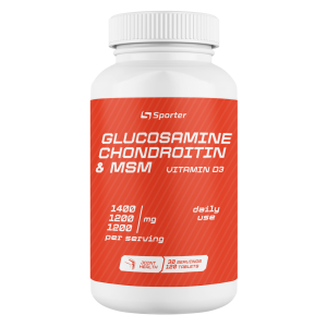 Glucosamine & chondroitin + MSM + D 3 - 120 таб Фото №1