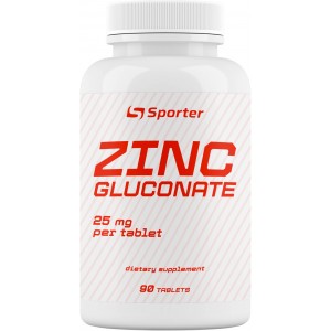 Zinc (from Gluconate) 25 мг - 90 таб Фото №1