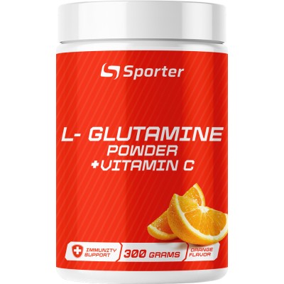 L - Glutamine + Vitamin C - 300 г