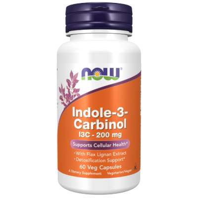 Indole 3 Carbinol I3C - 200 mg WITH LIGNANS - 60 веган капс